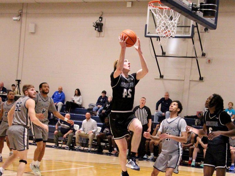 Penn State DuBois senior forward gathers a rebound and puts up a layup during a recent home game at the PAW Center, on the campus of Penn State DuBois.